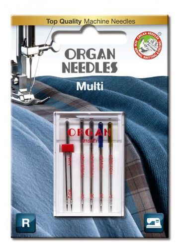 Organ Needles, Nähmaschinennadeln, 130/705 H, Multi Box