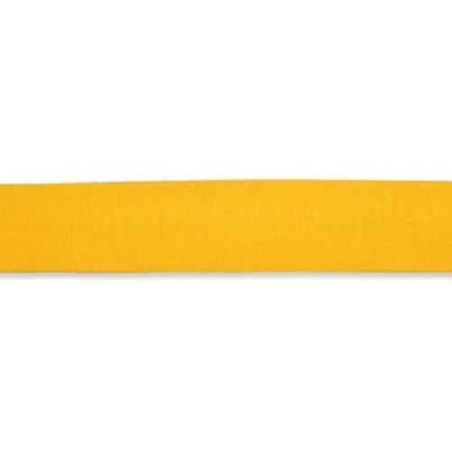 Jerseyband Schrägband Jersey gelb gefalzt 20mm