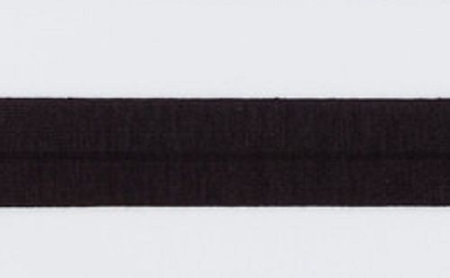 Jerseyband Schrägband Jersey schwarz   gefalzt 20mm