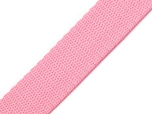 Taschengurtband  Gurtband hell rosa 25 mm