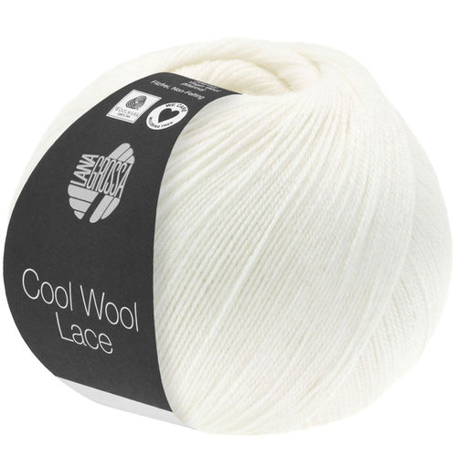 Cool Wool Lace Col.0041 weiß Lana Grossa