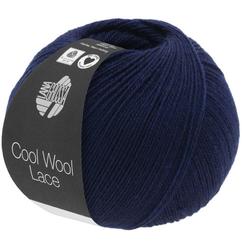 Cool Wool Lace Col.0023  nachtblau Lana Grossa