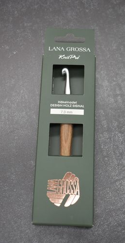 Häkelnadel Designholz Signal Lana Grossa Knit Pro 7,0mm